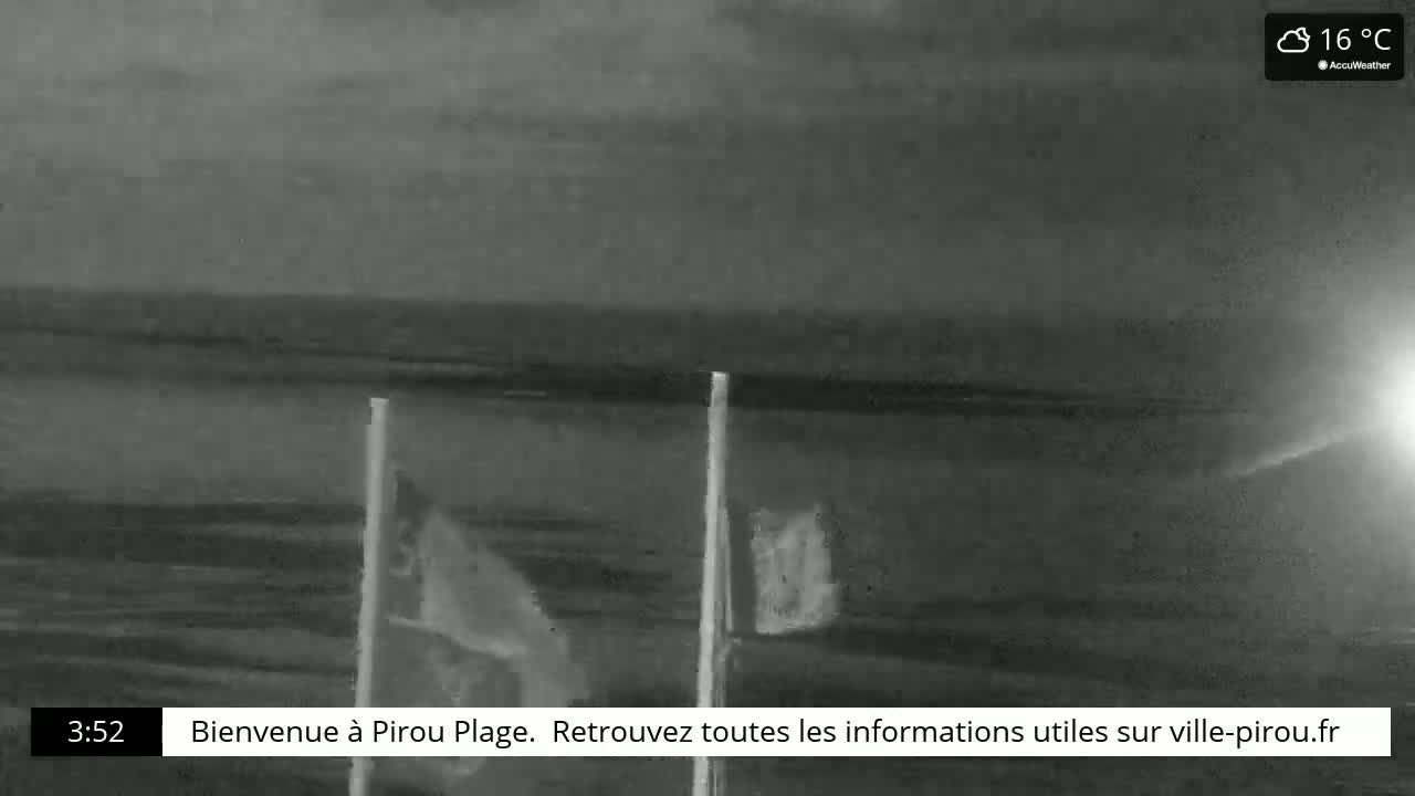 Pirou Beach (Pirou Plage) & Atlantic View Live Cam - Coutances, Manche, Normandie, France