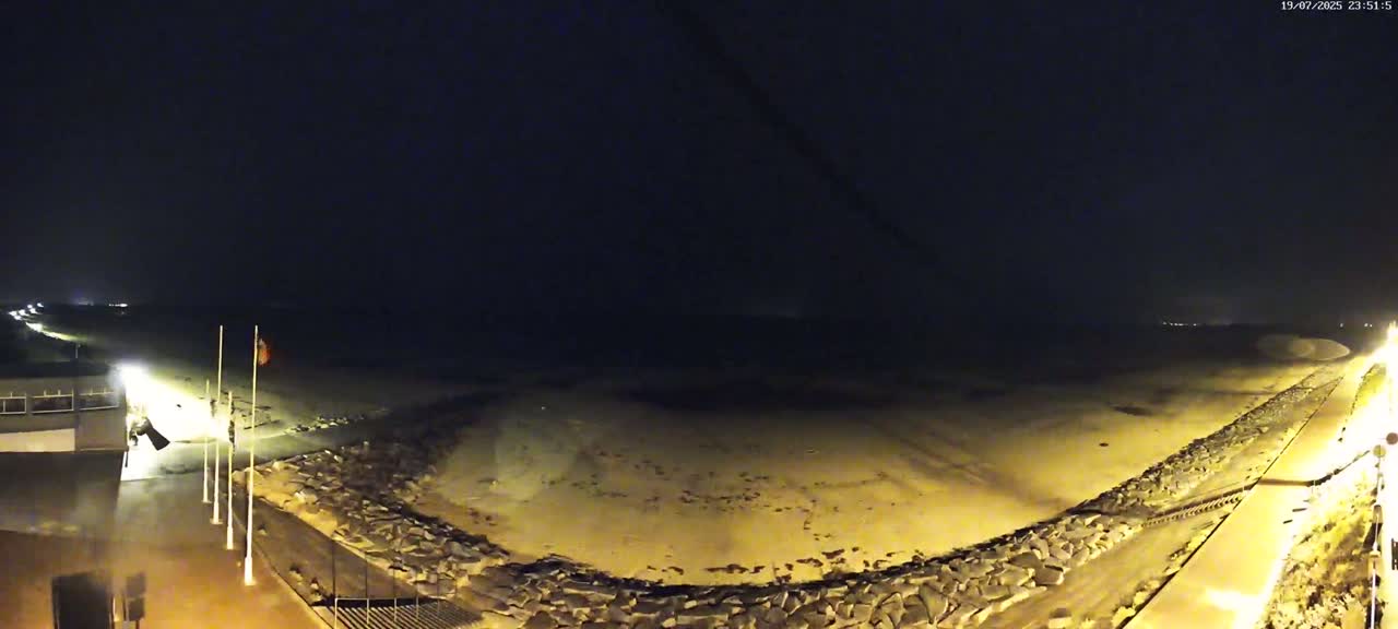 Pirou Beach (Pirou Plage) & Atlantic View Rotary Live Cam - Coutances, Manche, Normandie, France