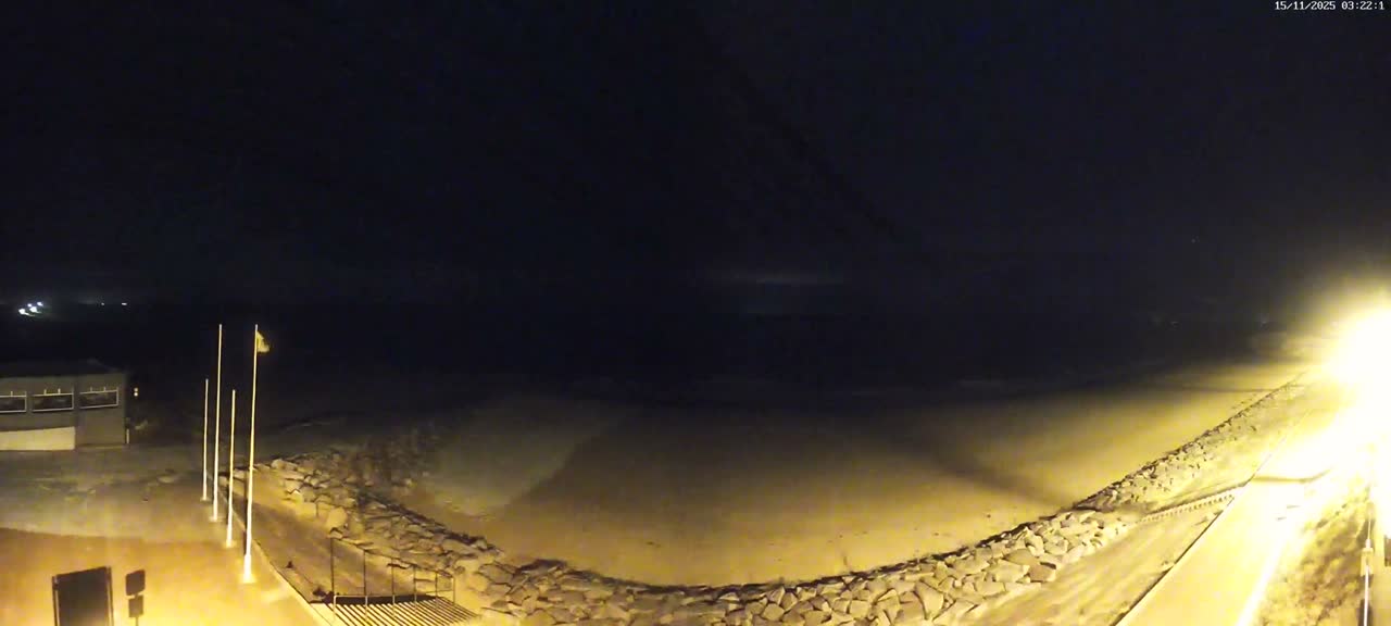 Pirou Beach (Pirou Plage) & Atlantic View Rotary Live Cam - Coutances, Manche, Normandie, France