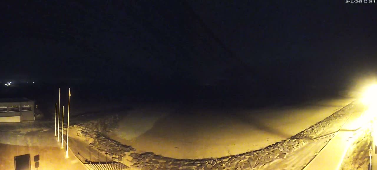 Pirou Beach (Pirou Plage) & Atlantic View Rotary Live Cam - Coutances, Manche, Normandie, France