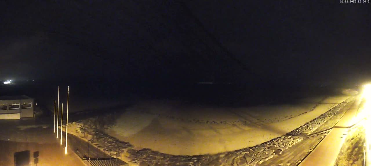 Pirou Beach (Pirou Plage) & Atlantic View Rotary Live Cam - Coutances, Manche, Normandie, France