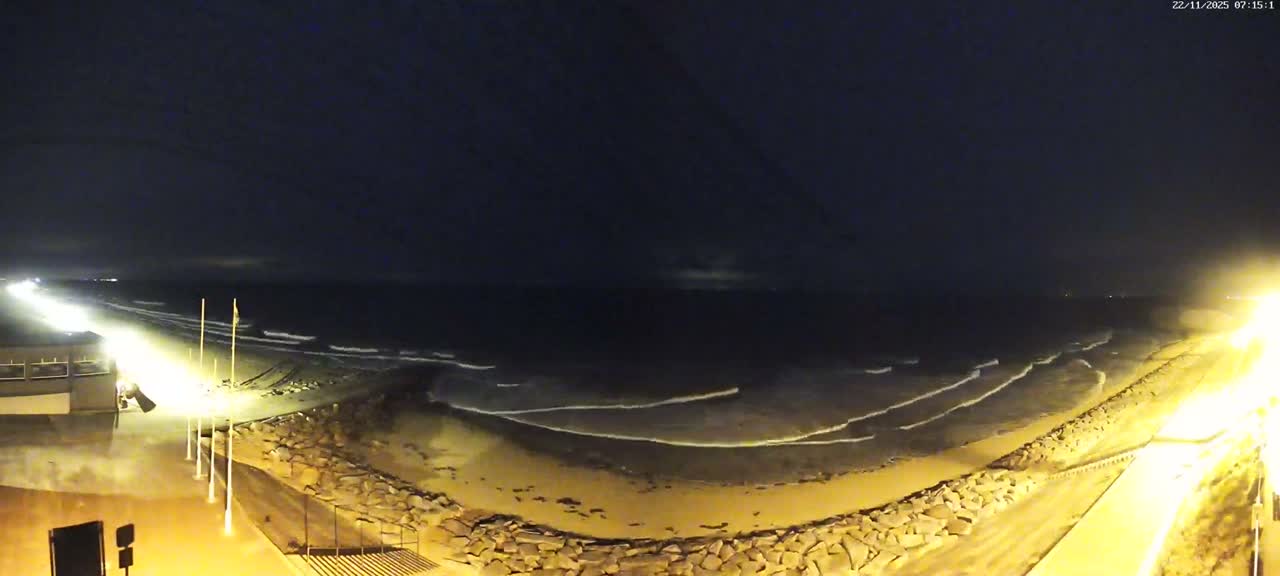 Pirou Beach (Pirou Plage) & Atlantic View Rotary Live Cam - Coutances, Manche, Normandie, France