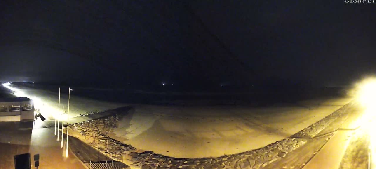 Pirou Beach (Pirou Plage) & Atlantic View Rotary Live Cam - Coutances, Manche, Normandie, France