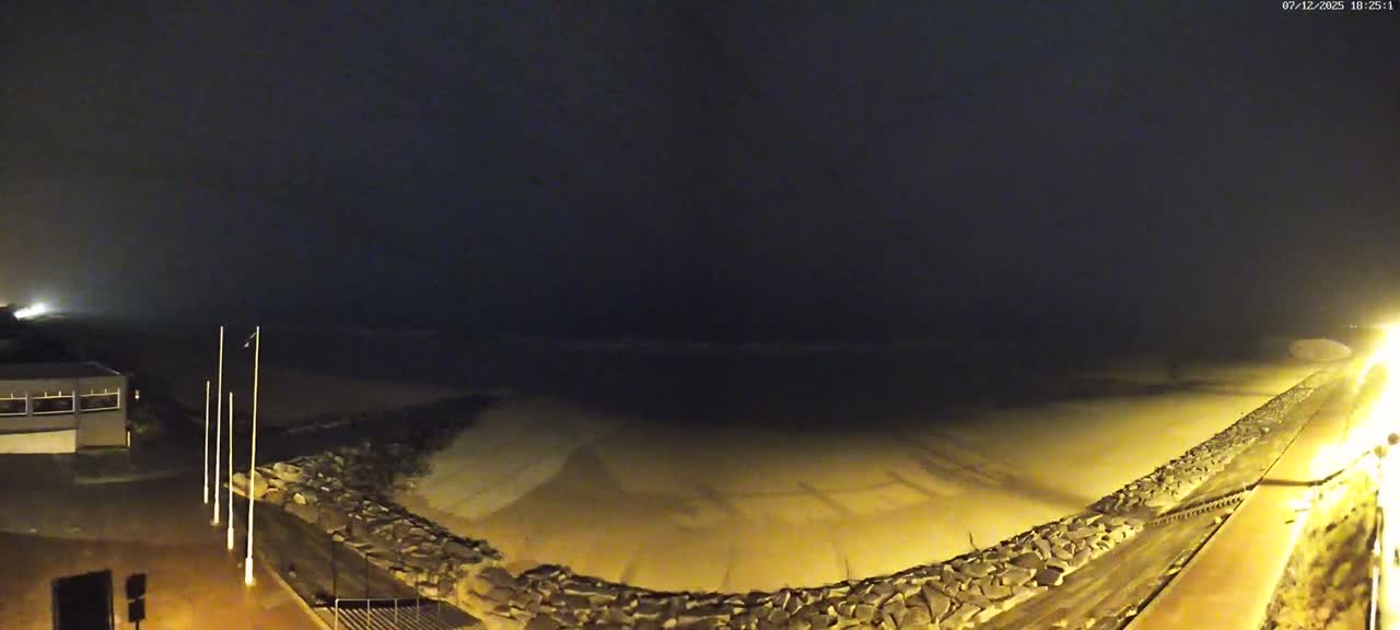 Pirou Beach (Pirou Plage) & Atlantic View Rotary Live Cam - Coutances, Manche, Normandie, France