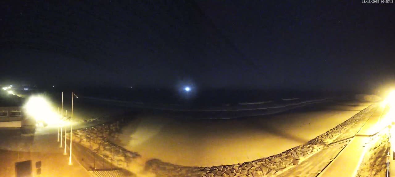 Pirou Beach (Pirou Plage) & Atlantic View Rotary Live Cam - Coutances, Manche, Normandie, France