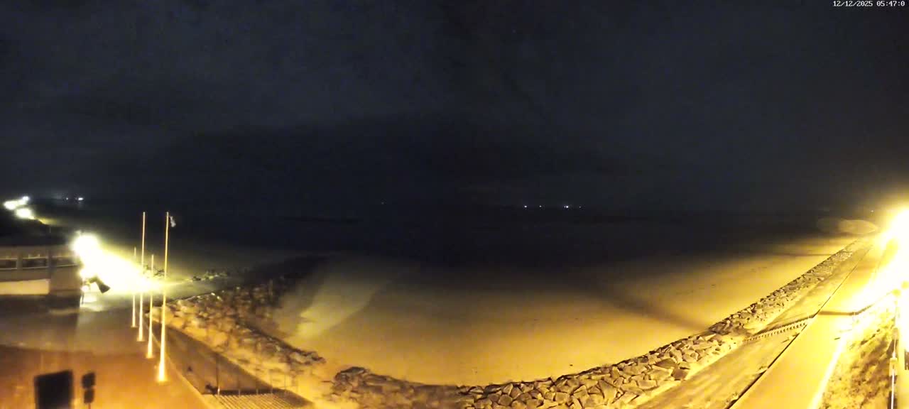 Pirou Beach (Pirou Plage) & Atlantic View Rotary Live Cam - Coutances, Manche, Normandie, France