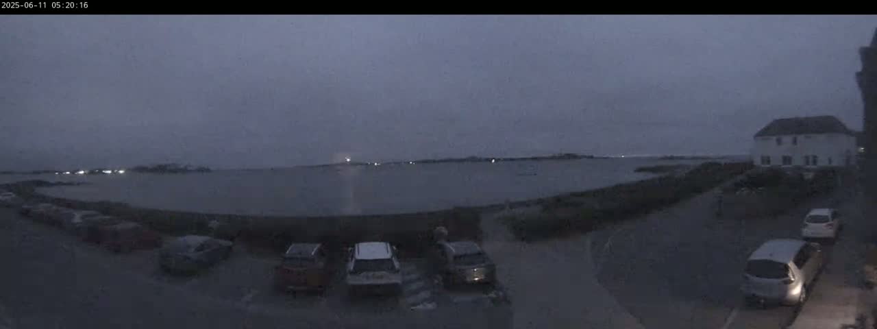 Ile de Batz Island View from Roscoff Live Cam - 	Morlaix, 	Finistère, 	Bretagne, France