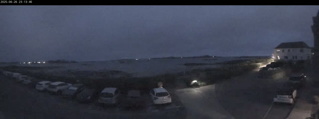 Ile de Batz Island View from Roscoff Live Cam - 	Morlaix, 	Finistère, 	Bretagne, France