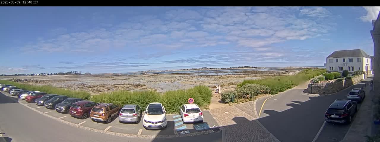 Ile de Batz Island View from Roscoff Live Cam - 	Morlaix, 	Finistère, 	Bretagne, France