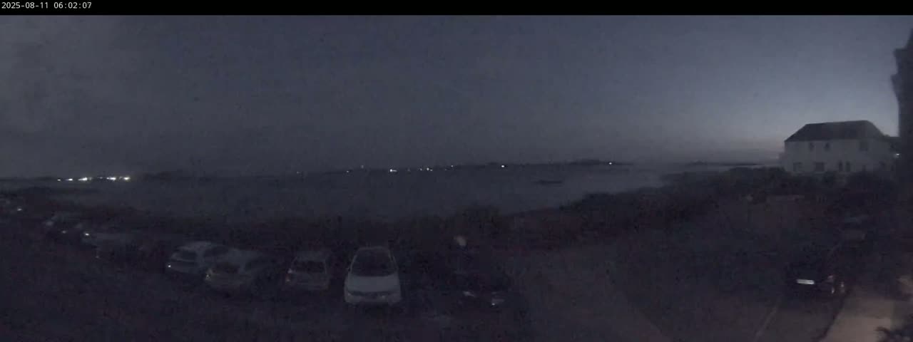 Ile de Batz Island View from Roscoff Live Cam - 	Morlaix, 	Finistère, 	Bretagne, France