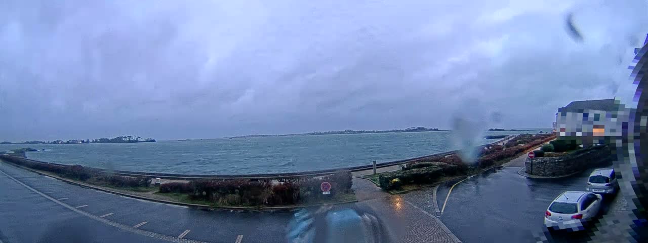 Ile de Batz Island View from Roscoff Live Cam - 	Morlaix, 	Finistère, 	Bretagne, France