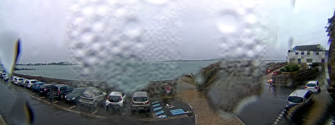 Ile de Batz Island View from Roscoff Live Cam - 	Morlaix, 	Finistère, 	Bretagne, France
