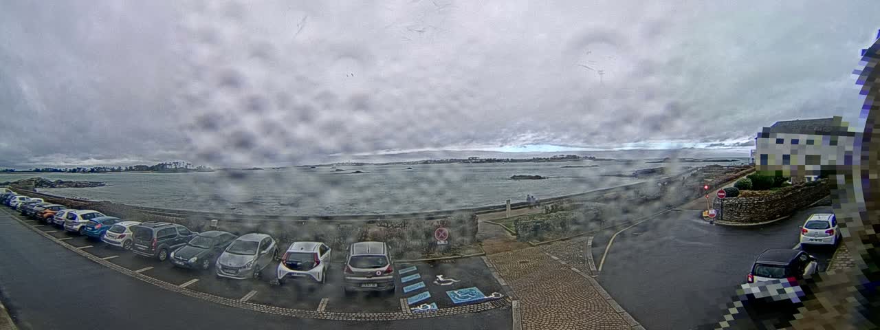 Ile de Batz Island View from Roscoff Live Cam - 	Morlaix, 	Finistère, 	Bretagne, France