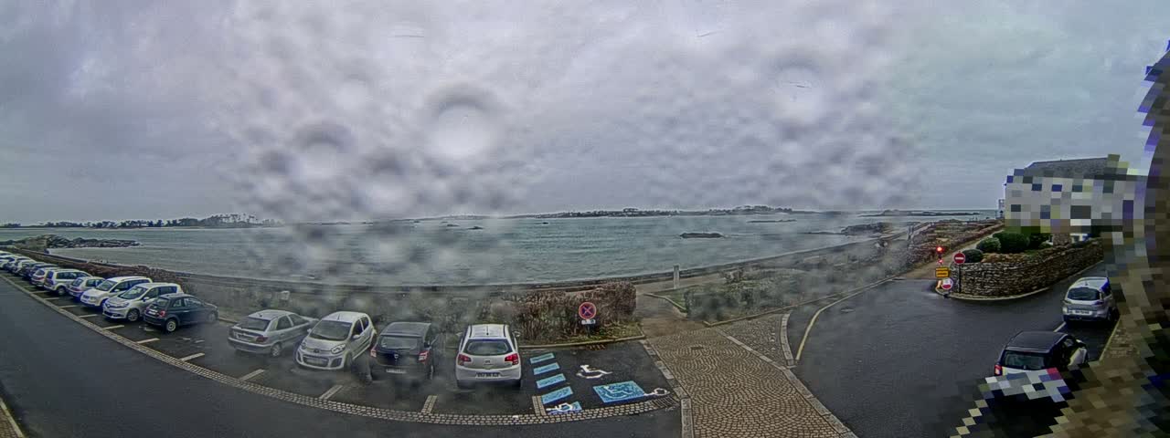 Ile de Batz Island View from Roscoff Live Cam - 	Morlaix, 	Finistère, 	Bretagne, France