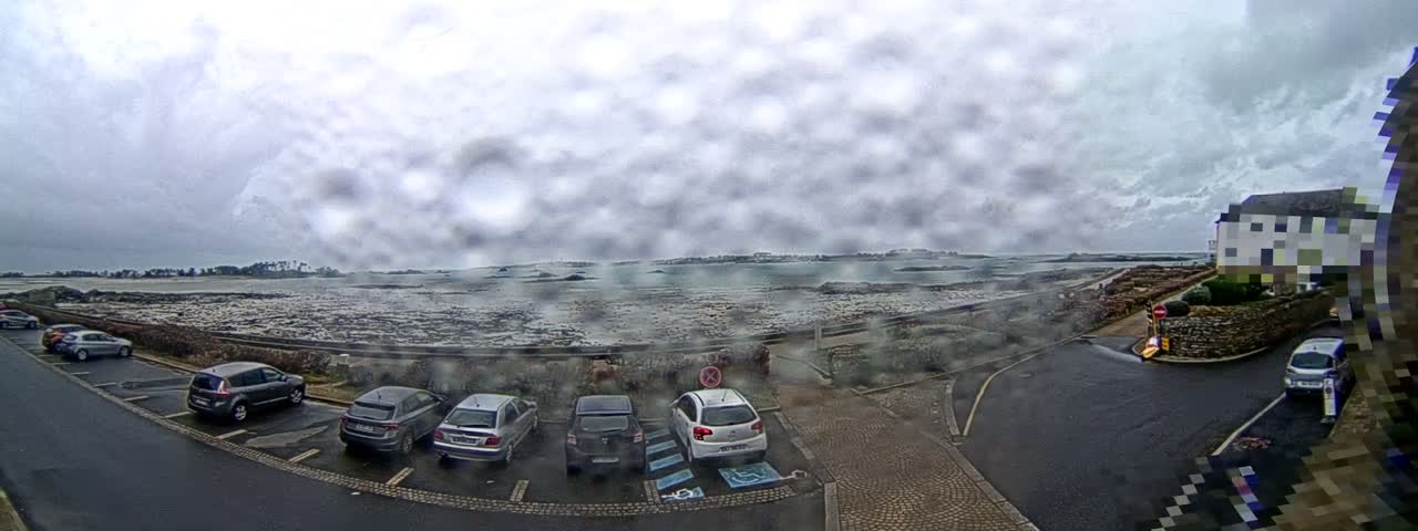 Ile de Batz Island View from Roscoff Live Cam - 	Morlaix, 	Finistère, 	Bretagne, France