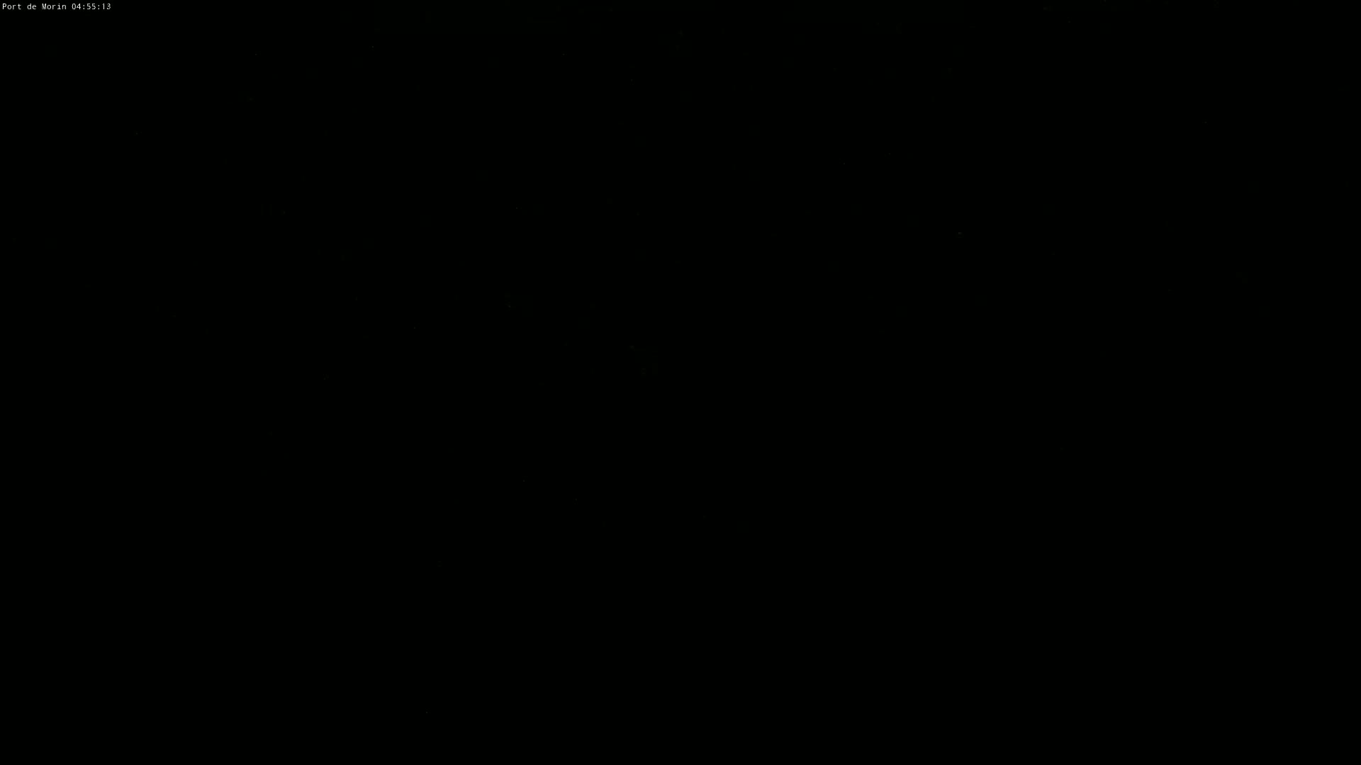 The image is completely black.
