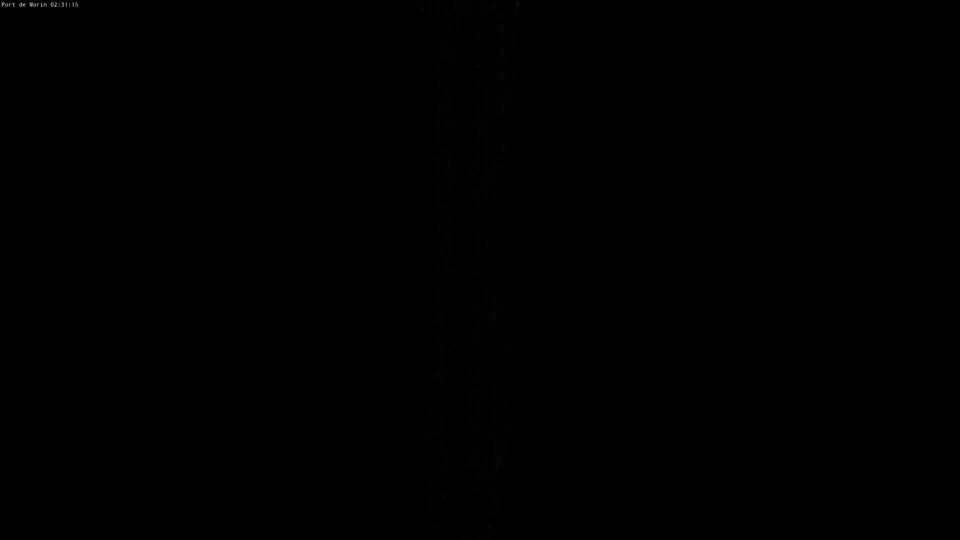 The image is completely black.