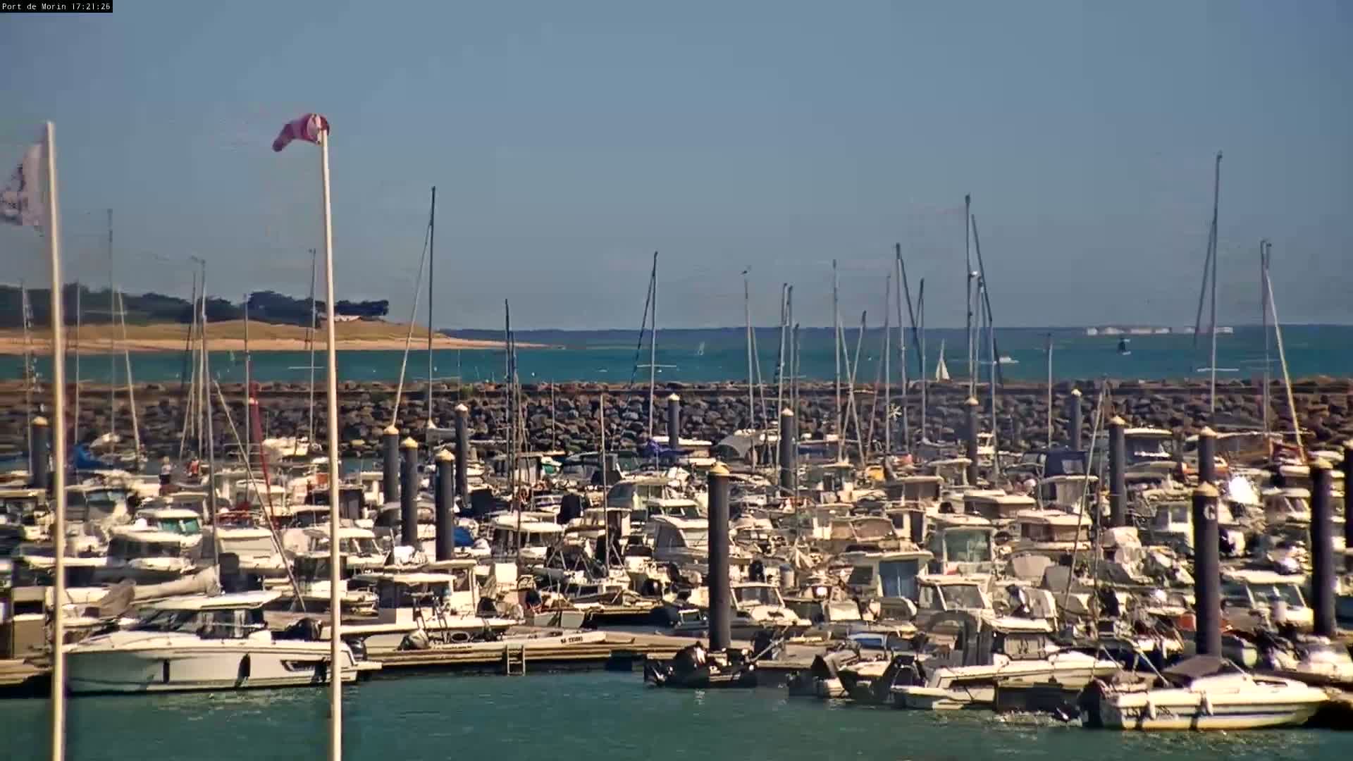 Noirmoutier - Port de Morin L'Epine Live Cam - Les Sables-d'Olonne, Vendée, Pays de la Loire, France