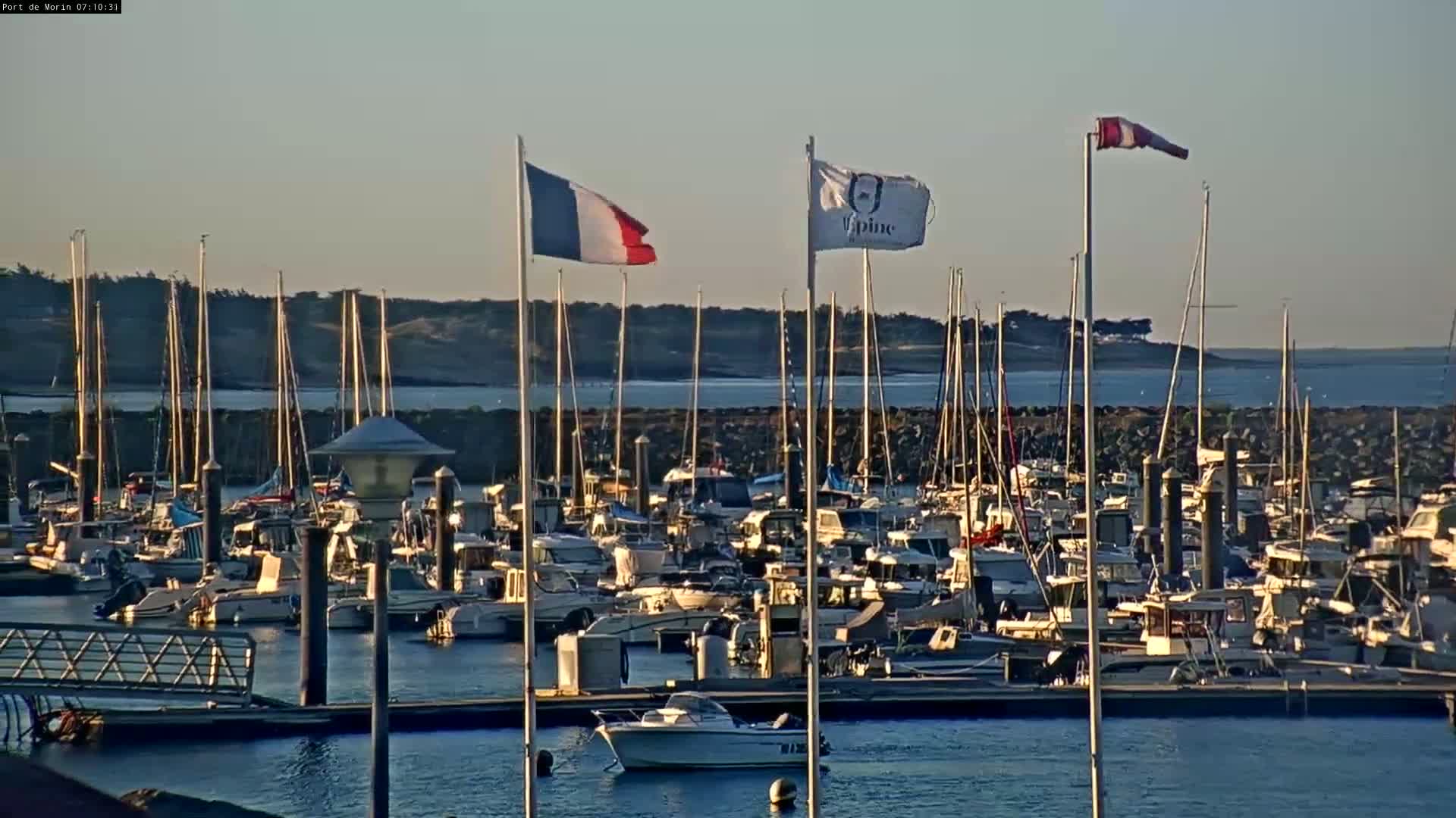 Noirmoutier - Port de Morin L'Epine Live Cam - Les Sables-d'Olonne, Vendée, Pays de la Loire, France