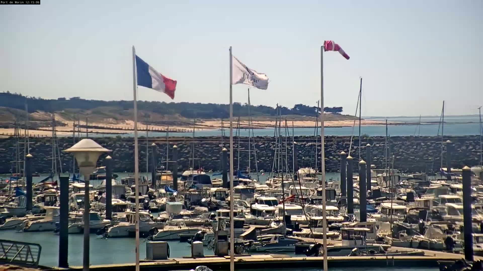 Noirmoutier - Port de Morin L'Epine Live Cam - Les Sables-d'Olonne, Vendée, Pays de la Loire, France