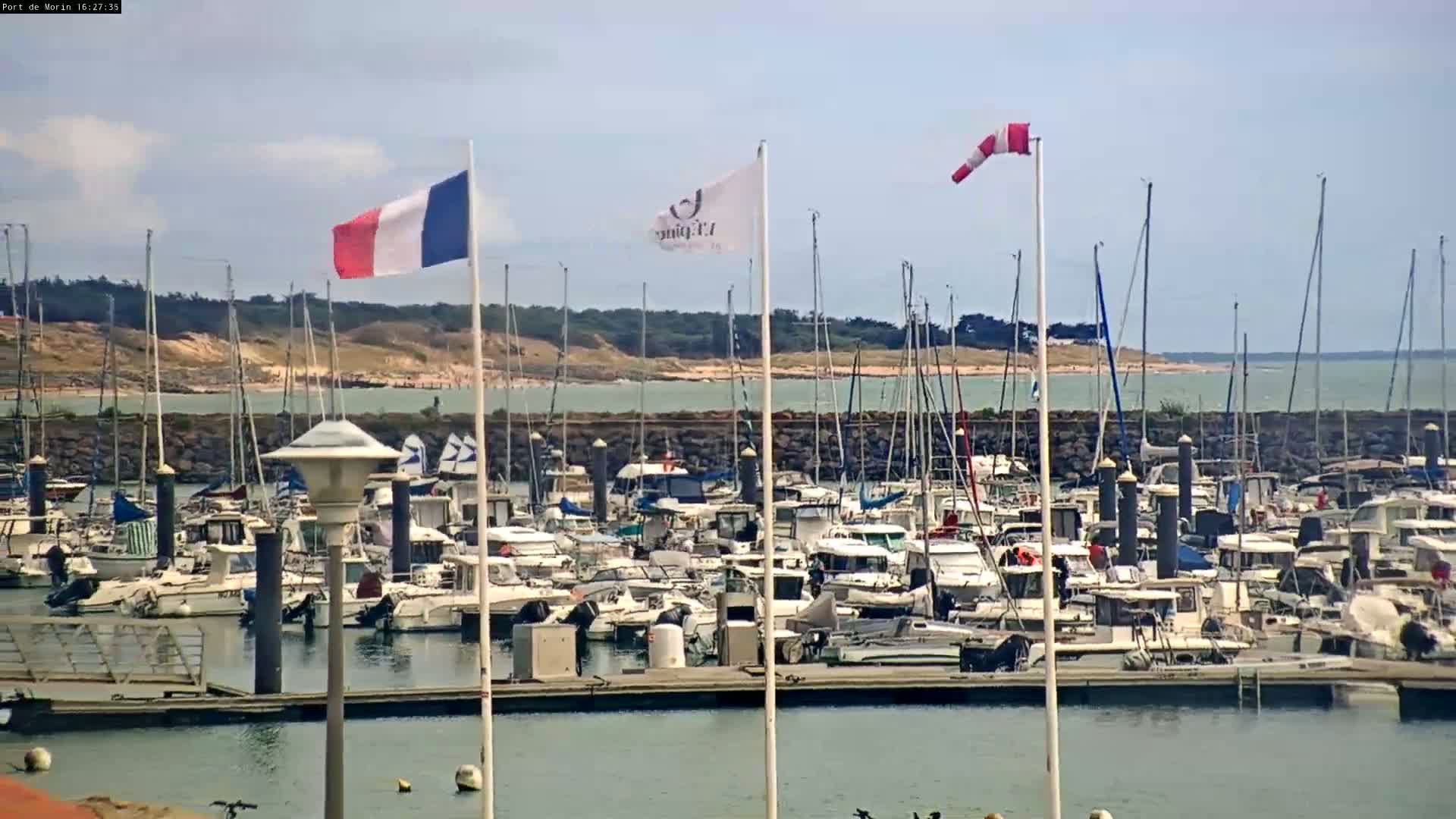 Noirmoutier - Port de Morin L'Epine Live Cam - Les Sables-d'Olonne, Vendée, Pays de la Loire, France