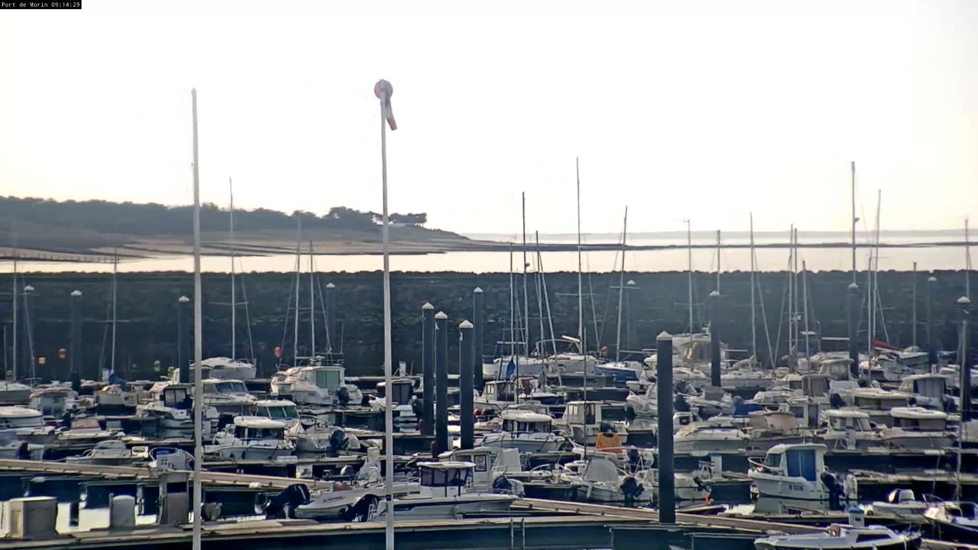 Noirmoutier - Port de Morin L'Epine Live Cam - Les Sables-d'Olonne, Vendée, Pays de la Loire, France