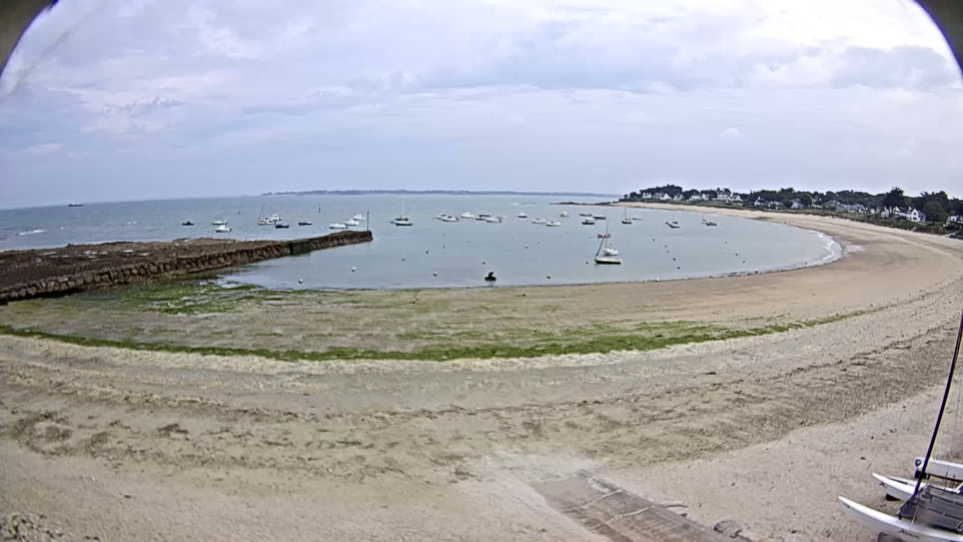  Mesquer , Plage de Lanseria Beach Live Cam - Saint-Nazaire, Loire-Atlantique, Pays de la Loire, France