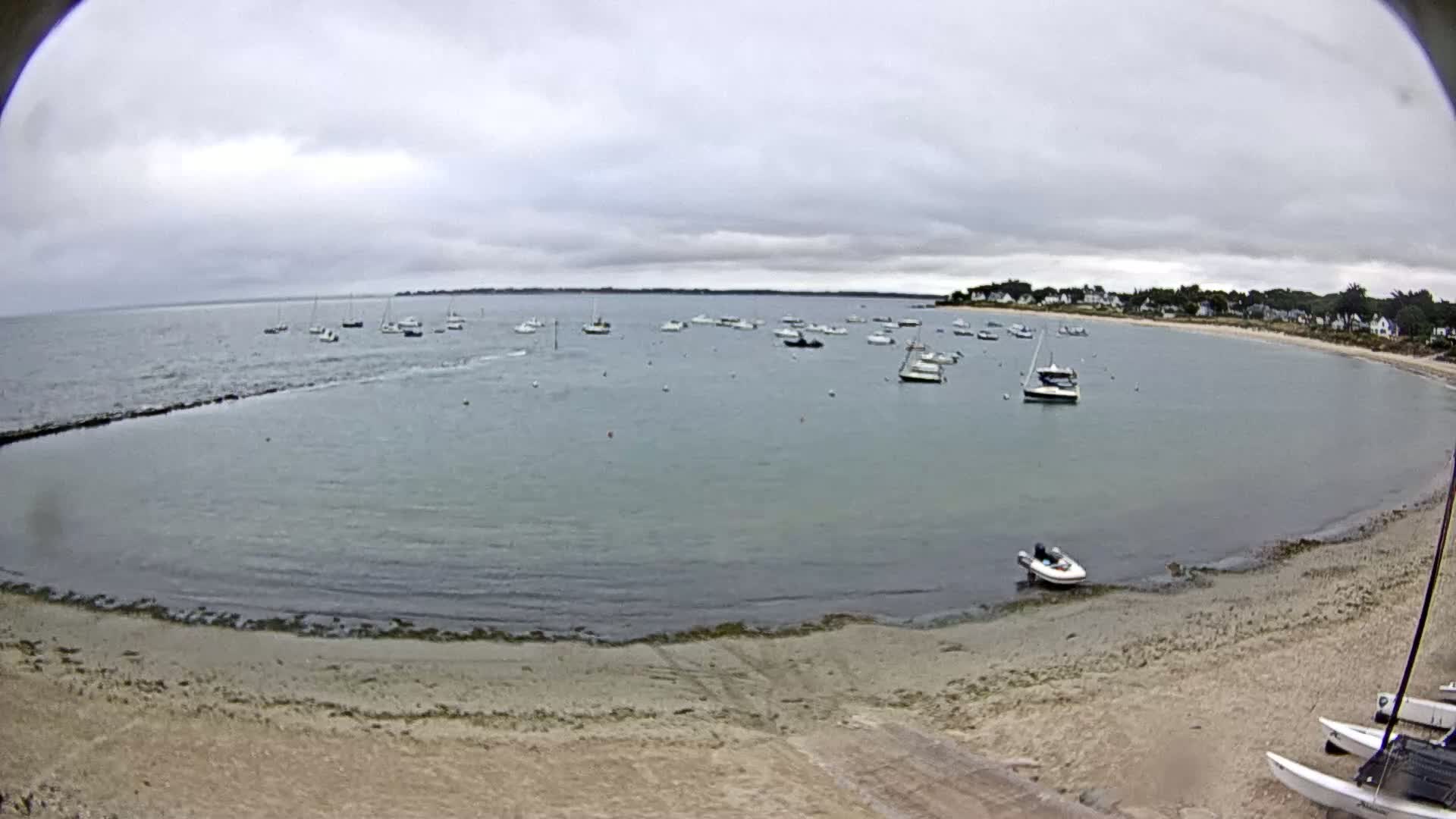  Mesquer , Plage de Lanseria Beach Live Cam - Saint-Nazaire, Loire-Atlantique, Pays de la Loire, France