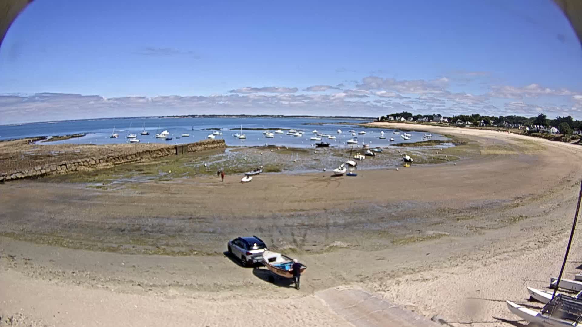  Mesquer , Plage de Lanseria Beach Live Cam - Saint-Nazaire, Loire-Atlantique, Pays de la Loire, France