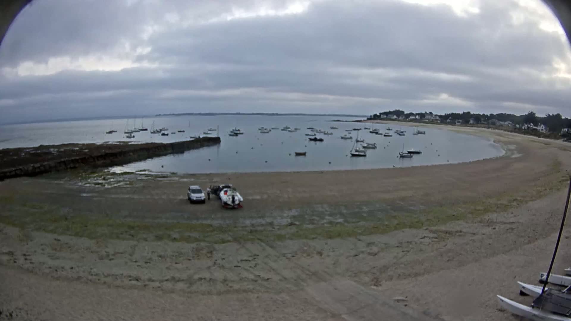  Mesquer , Plage de Lanseria Beach Live Cam - Saint-Nazaire, Loire-Atlantique, Pays de la Loire, France