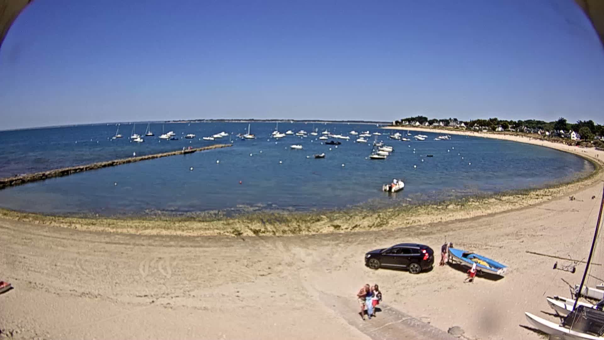  Mesquer , Plage de Lanseria Beach Live Cam - Saint-Nazaire, Loire-Atlantique, Pays de la Loire, France