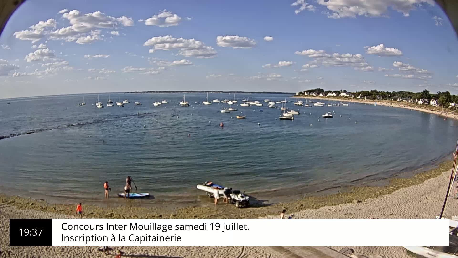  Mesquer , Plage de Lanseria Beach Live Cam - Saint-Nazaire, Loire-Atlantique, Pays de la Loire, France