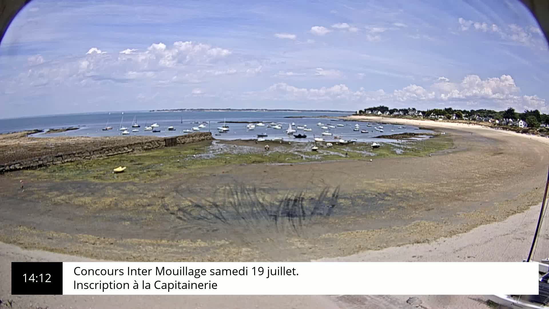  Mesquer , Plage de Lanseria Beach Live Cam - Saint-Nazaire, Loire-Atlantique, Pays de la Loire, France