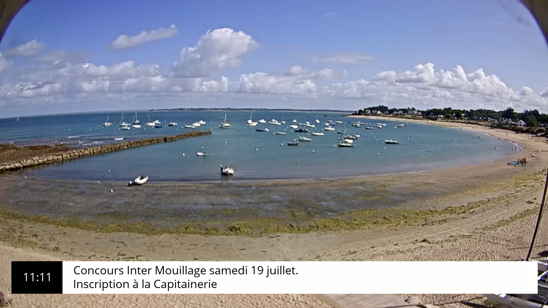  Mesquer , Plage de Lanseria Beach Live Cam - Saint-Nazaire, Loire-Atlantique, Pays de la Loire, France