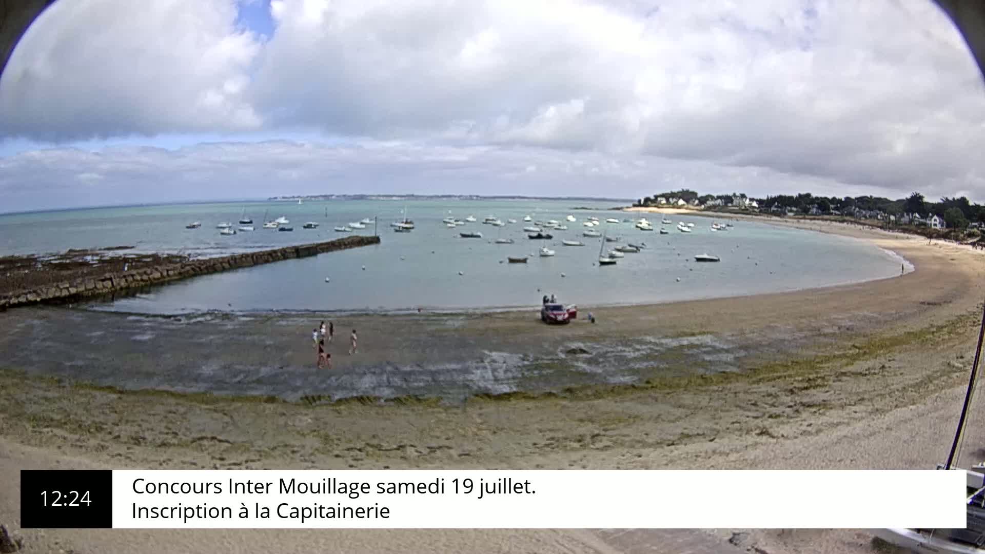  Mesquer , Plage de Lanseria Beach Live Cam - Saint-Nazaire, Loire-Atlantique, Pays de la Loire, France