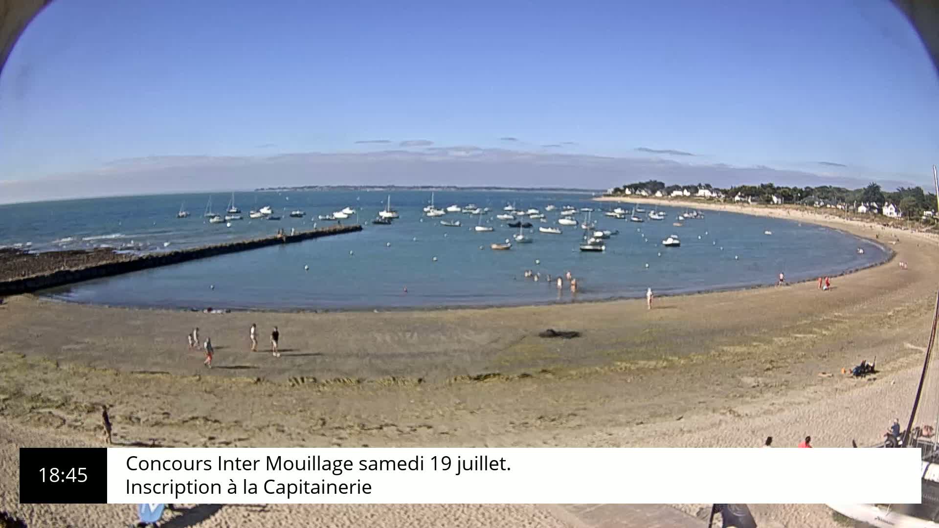  Mesquer , Plage de Lanseria Beach Live Cam - Saint-Nazaire, Loire-Atlantique, Pays de la Loire, France