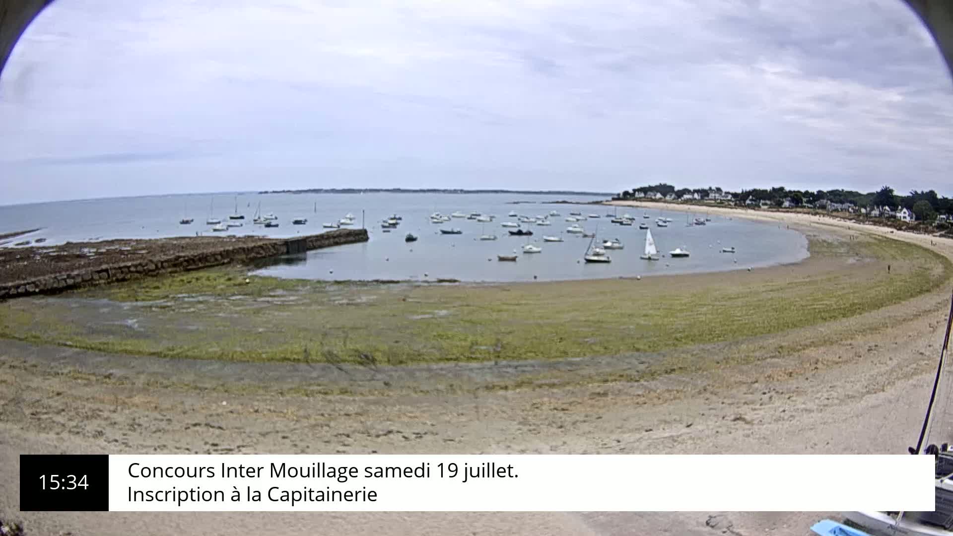  Mesquer , Plage de Lanseria Beach Live Cam - Saint-Nazaire, Loire-Atlantique, Pays de la Loire, France