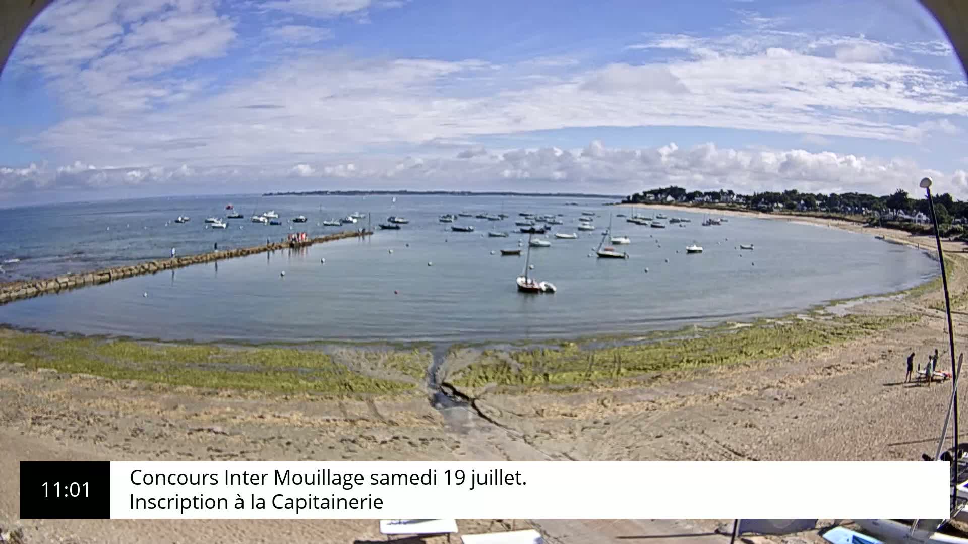  Mesquer , Plage de Lanseria Beach Live Cam - Saint-Nazaire, Loire-Atlantique, Pays de la Loire, France