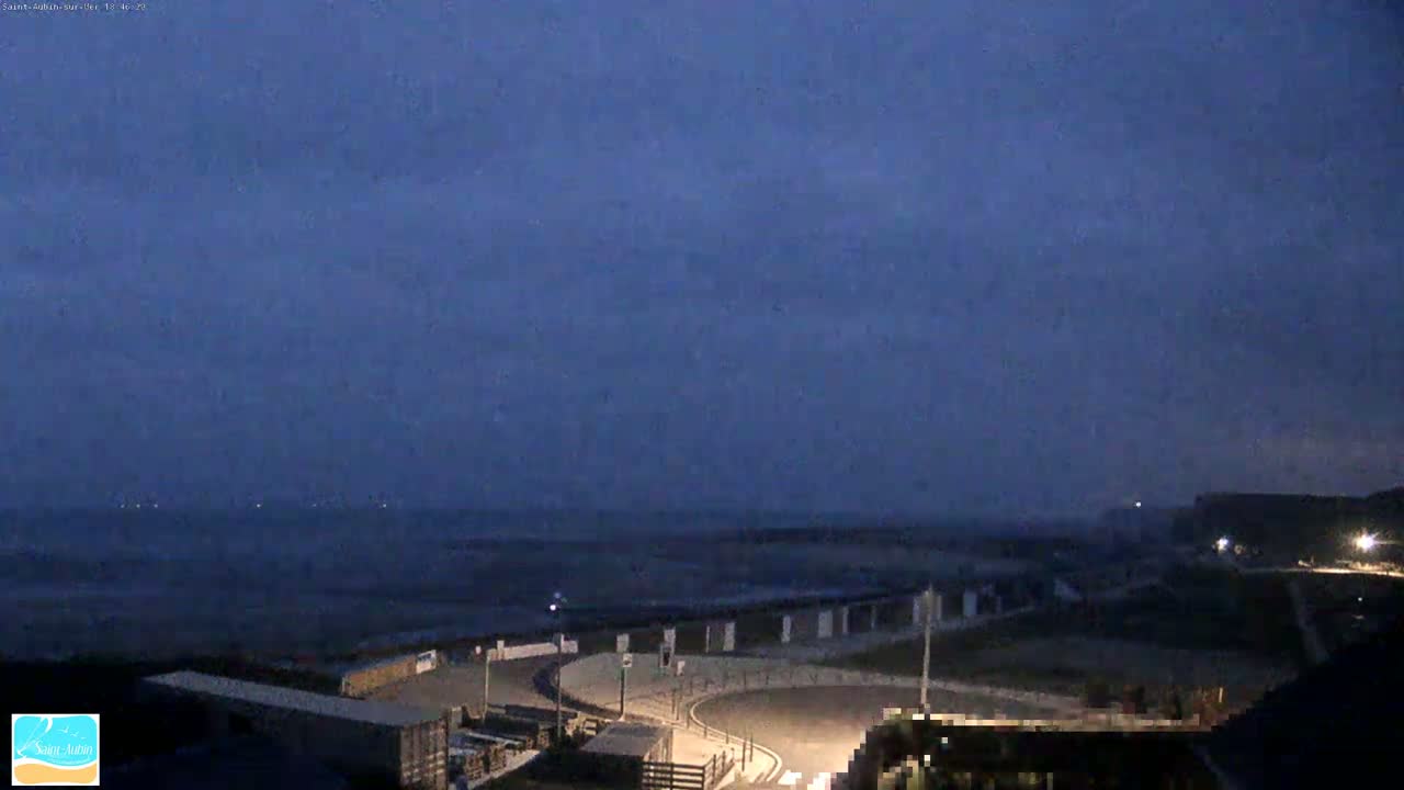 (Seine-Maritime), Saint-Aubin-sur-Mer Coast Live Cam - Dieppe, Seine-Maritime, Normandie, France
