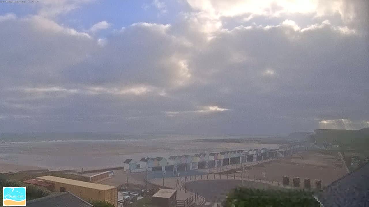 (Seine-Maritime), Saint-Aubin-sur-Mer Coast Live Cam - Dieppe, Seine-Maritime, Normandie, France