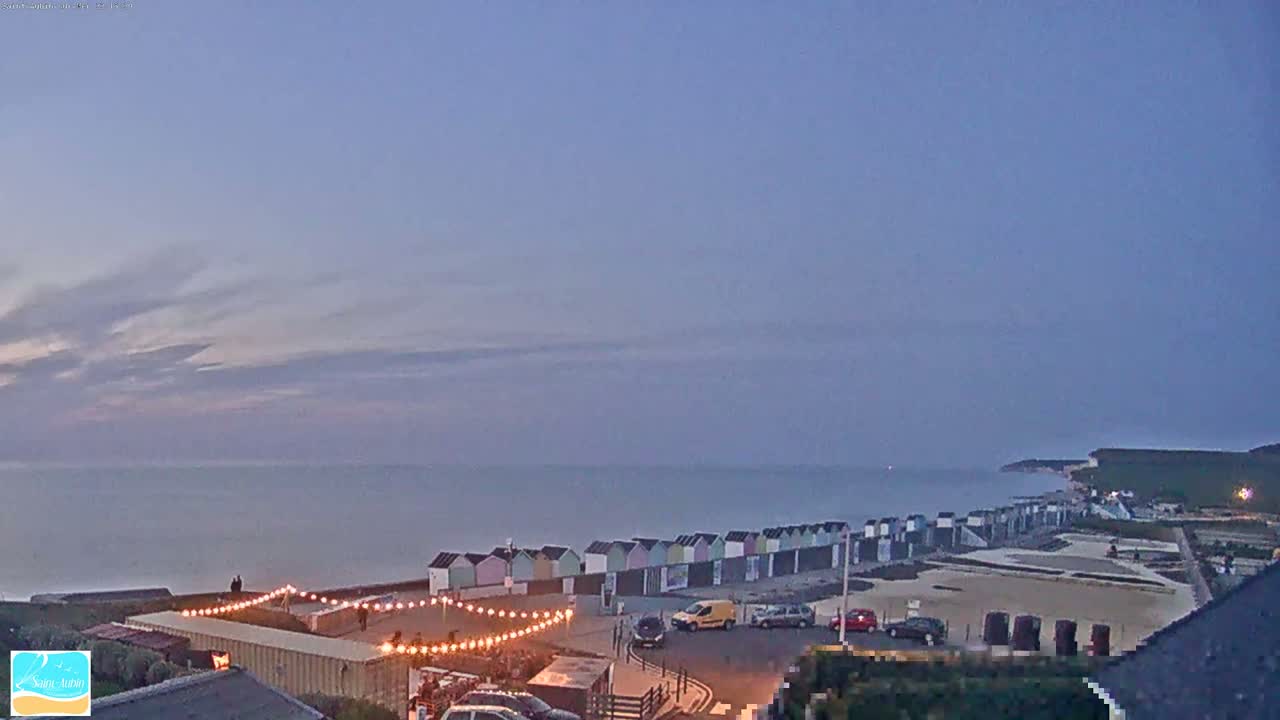 (Seine-Maritime), Saint-Aubin-sur-Mer Coast Live Cam - Dieppe, Seine-Maritime, Normandie, France