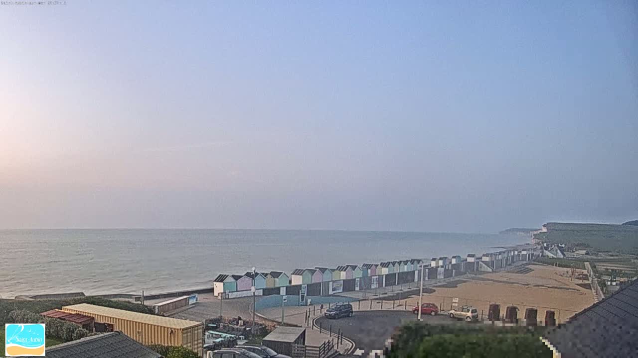 (Seine-Maritime), Saint-Aubin-sur-Mer Coast Live Cam - Dieppe, Seine-Maritime, Normandie, France