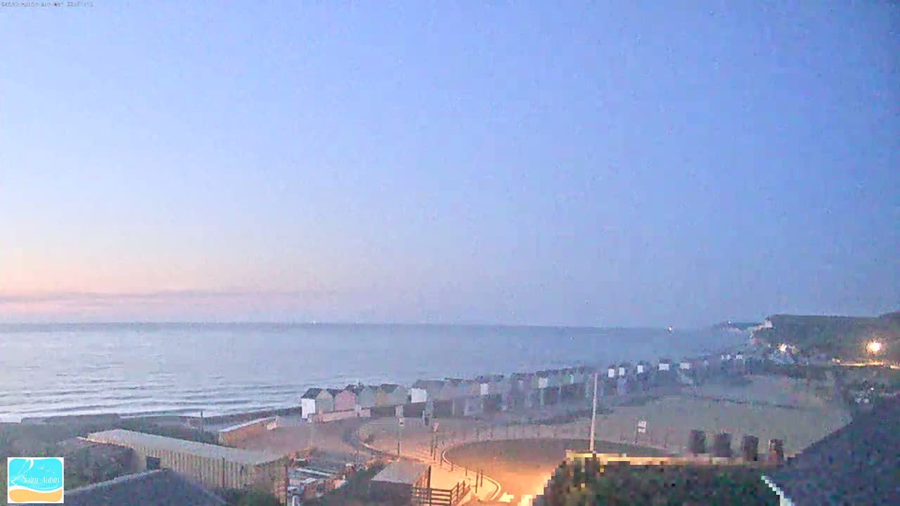 (Seine-Maritime), Saint-Aubin-sur-Mer Coast Live Cam - Dieppe, Seine-Maritime, Normandie, France