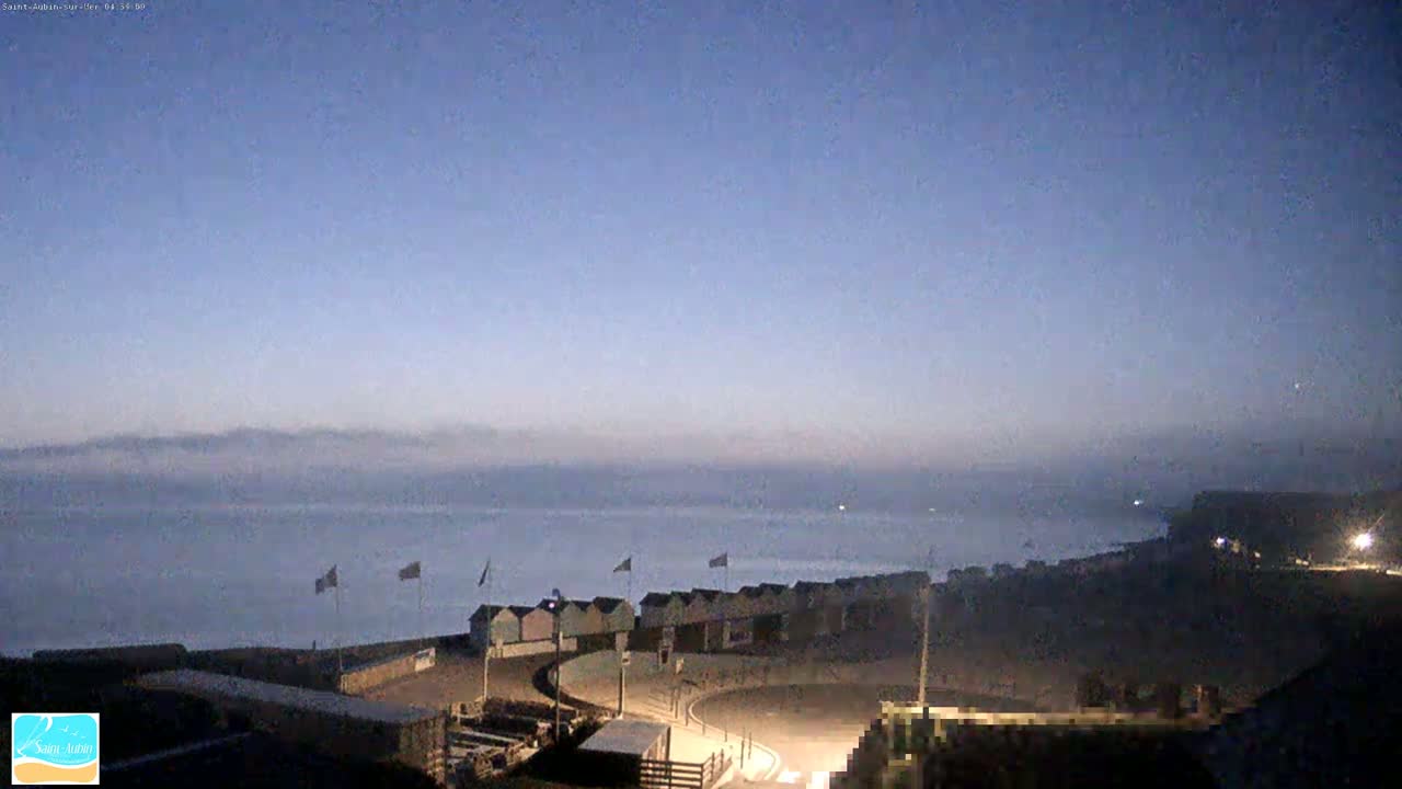 (Seine-Maritime), Saint-Aubin-sur-Mer Coast Live Cam - Dieppe, Seine-Maritime, Normandie, France