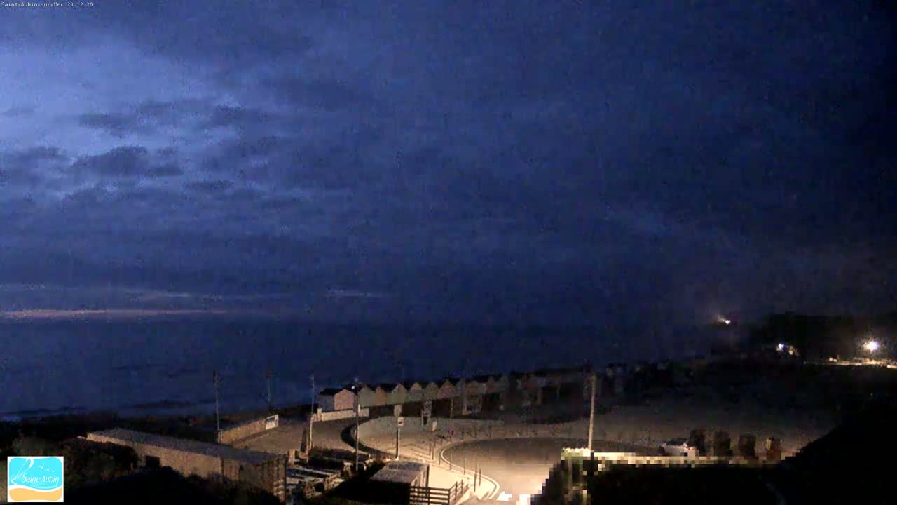 (Seine-Maritime), Saint-Aubin-sur-Mer Coast Live Cam - Dieppe, Seine-Maritime, Normandie, France