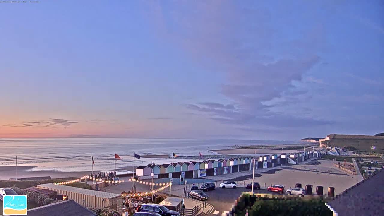 (Seine-Maritime), Saint-Aubin-sur-Mer Coast Live Cam - Dieppe, Seine-Maritime, Normandie, France