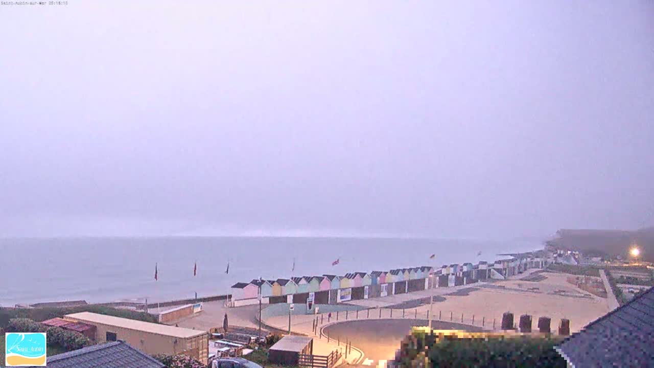 (Seine-Maritime), Saint-Aubin-sur-Mer Coast Live Cam - Dieppe, Seine-Maritime, Normandie, France