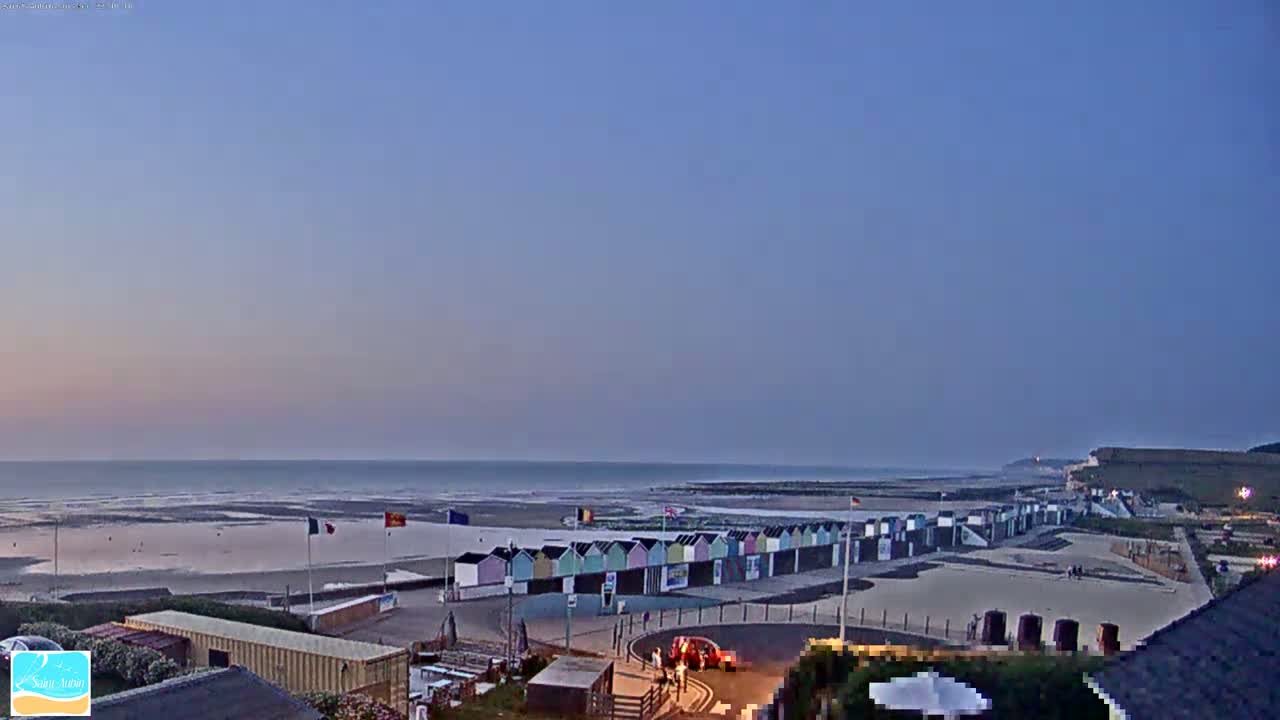 (Seine-Maritime), Saint-Aubin-sur-Mer Coast Live Cam - Dieppe, Seine-Maritime, Normandie, France