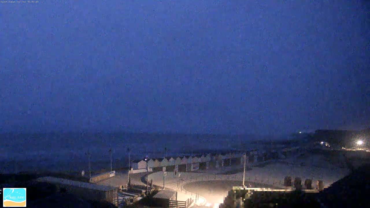 (Seine-Maritime), Saint-Aubin-sur-Mer Coast Live Cam - Dieppe, Seine-Maritime, Normandie, France