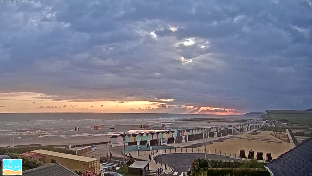 (Seine-Maritime), Saint-Aubin-sur-Mer Coast Live Cam - Dieppe, Seine-Maritime, Normandie, France